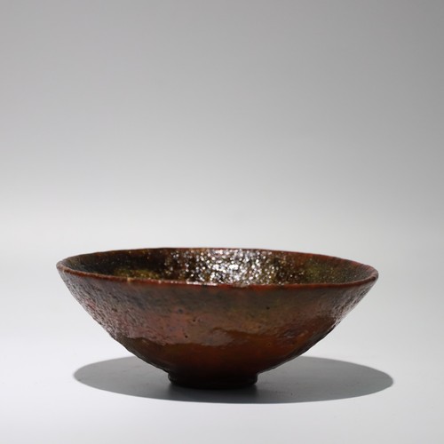 Japanese raku ware tea bowl - japanese,